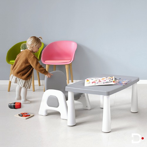 BONY 유아 미술 높이조절 책상 의자 아기 식탁